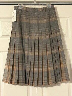 NWT PENDLETON Heritage Limited Edition Sz 8 Pleated Reversible Skirt NEW